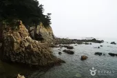 호도 해변기암절벽